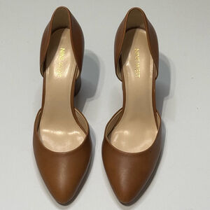 Nine West Anisa Signature Womens Genuine Leather Pumps